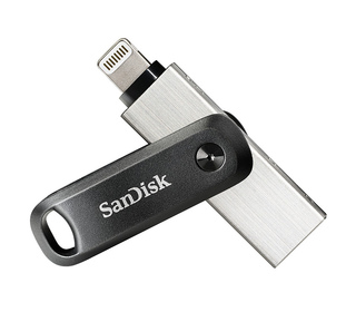 SanDisk 00183588 lecteur USB flash 128 Go USB Type-A / Lightning 3.2 Gen 1 (3.1 Gen 1) Noir, Argent