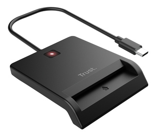 Trust 26253 lecteur de cartes à puce Intérieure USB Type-C Noir