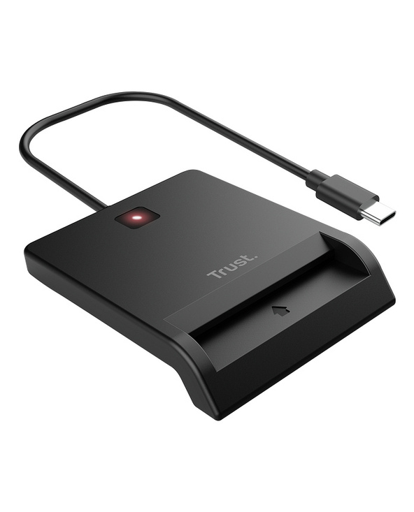 Trust 26253 lecteur de cartes à puce Intérieure USB Type-C Noir