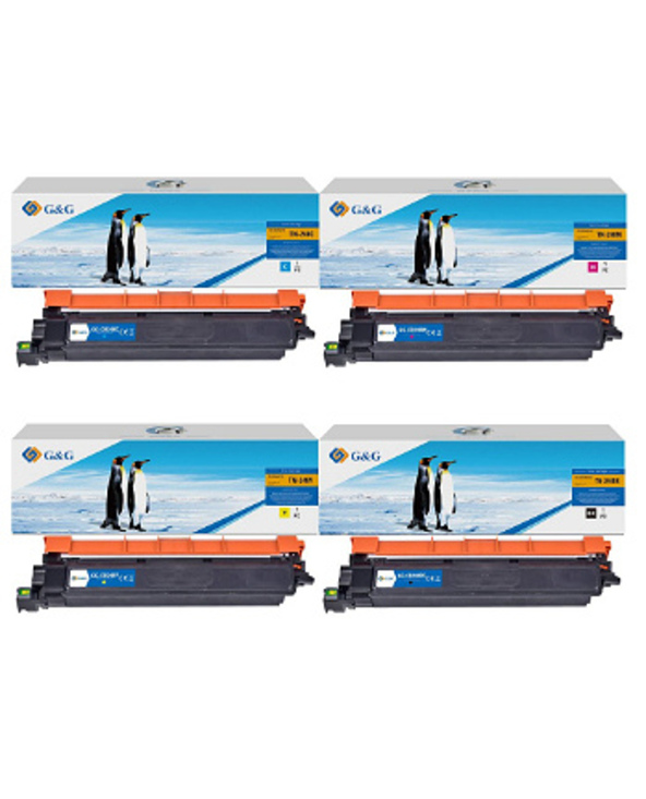 G&G 21672 Cartouche de toner 4 pièce(s) Compatible Noir, Cyan, Magenta, Jaune