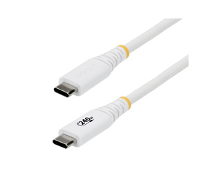 StarTech.com Câble de Recharge USB-C de 1m, Résistant et Ultra-Souple, PD EPR 240W (5A), Câble de Recharge USB 2.0 pour PC Porta