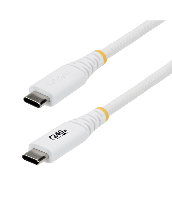 StarTech.com Câble de Recharge USB-C de 1m, Résistant et Ultra-Souple, PD EPR 240W (5A), Câble de Recharge USB 2.0 pour PC Porta