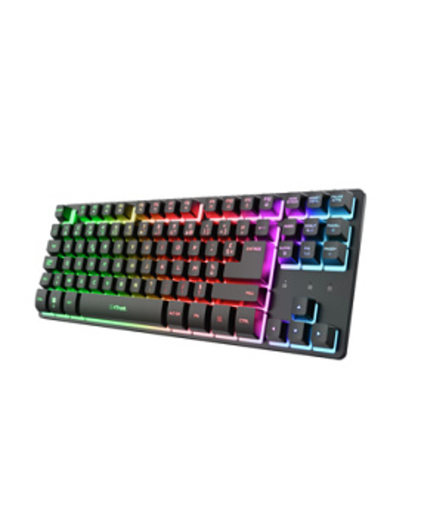 Trust Gaming GXT 831 Thado TKL clavier FR sans fil +USB AZERTY Français Noir