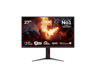 AOC G4 Q27G4ZD 26.5" QD-OLED Quad HD 0,03 ms Noir, Rouge