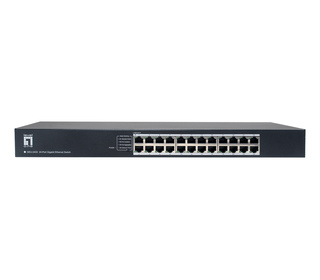 LevelOne GEU-2432 Non-géré Gigabit Ethernet (10/100/1000) 1U Gris