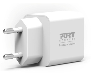 Port Designs PORT Connect 902036EUB chargeur d'appareils mobiles Universel Blanc Secteur Charge rapide Intérieure