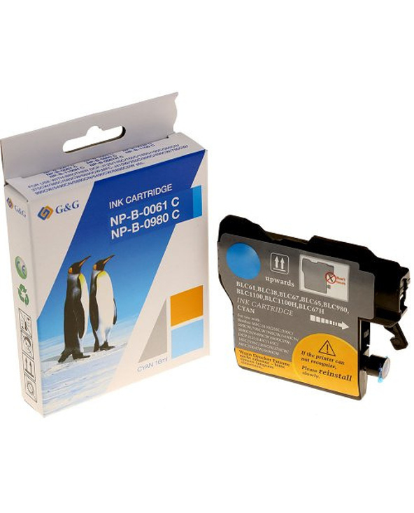 G&G 14544 cartouche d'encre 1 pièce(s) Compatible Rendement très élevé Cyan