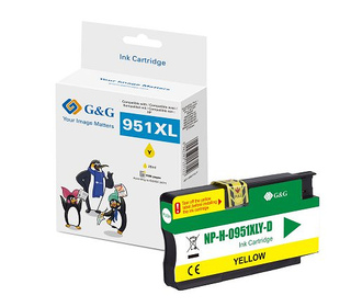 G&G 13971 cartouche d'encre 1 pièce(s) Compatible Rendement élevé (XL) Jaune