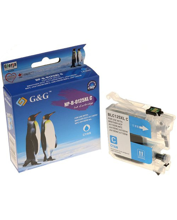 G&G 14517 cartouche d'encre 1 pièce(s) Compatible Rendement élevé (XL) Cyan