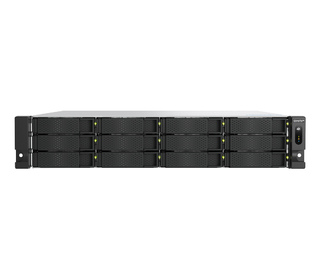 QNAP TS-H1277AXU-RP NAS Rack (2 U) AMD Ryzen 5 16 Go DDR5 0 To QuTS hero Noir
