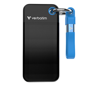Verbatim 32433 lecteur à circuits intégrés externe 128 Go USB Type-C 3.2 Gen 2 (3.1 Gen 2) Noir, Bleu