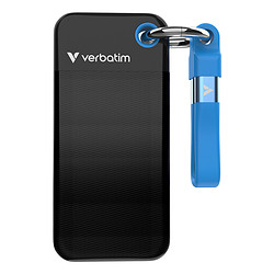 Verbatim 32433 lecteur à circuits intégrés externe 128 Go USB Type-C 3.2 Gen 2 (3.1 Gen 2) Noir, Bleu