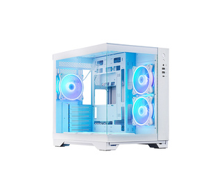 Chieftec GM-30W-TG-OP boîtier Cube Blanc