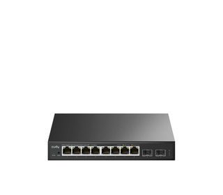 Cudy 8-Port Gigabit Easy-Managed Switch with 2 SFP, GS108ES2 1.0 Géré L2 Gigabit Ethernet (10/100/1000) Noir