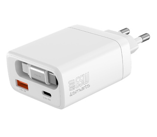 4smarts PDPlug Universel Blanc Secteur Charge rapide Intérieure