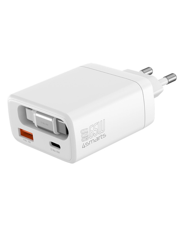4smarts PDPlug Universel Blanc Secteur Charge rapide Intérieure