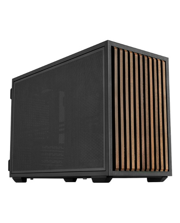 Lian Li B4-mATX Vertical AeroDeck Mini Tower Noir, Bois