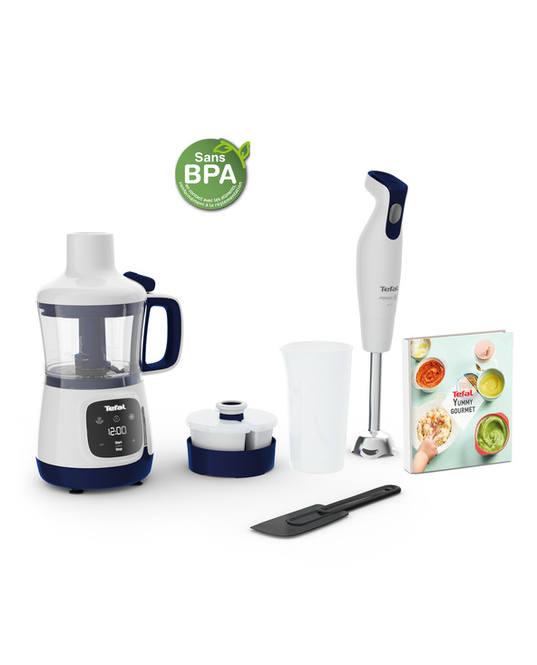 Tefal Yummy Gourmet HB55W4 0,8 L Mixeur de cuisine 600 W Blanc