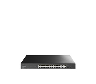 Cudy 26-Port Gigabit Easy-Managed Switch with 2 Combo Ports, GS1028ES2 1.0 Géré L2 Gigabit Ethernet (10/100/1000) Noir