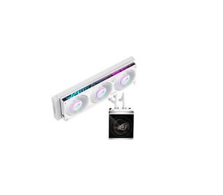 ASUS ROG STRIX SLC IV 360 ARGB LCD WHT Processeur Kit watercooling 12 cm Blanc 1 pièce(s)