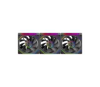 Mars Gaming MF-LINKFINITYKIT2R Boitier PC Ventilateur 12 cm Noir 3 pièce(s)