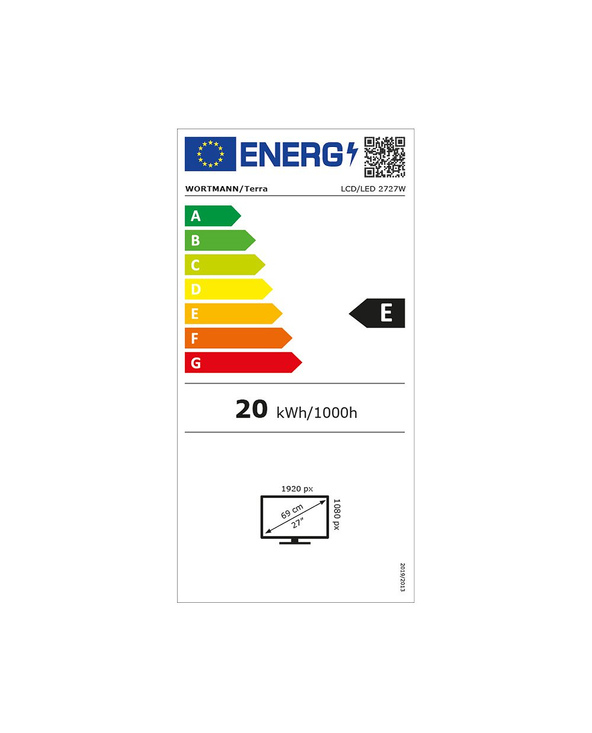 TERRA LCD/LED 2727W HA IPS V3 BLACK HDMI/DP/USB-C, GREENLINE PLUS 27" Full HD 5 ms Noir