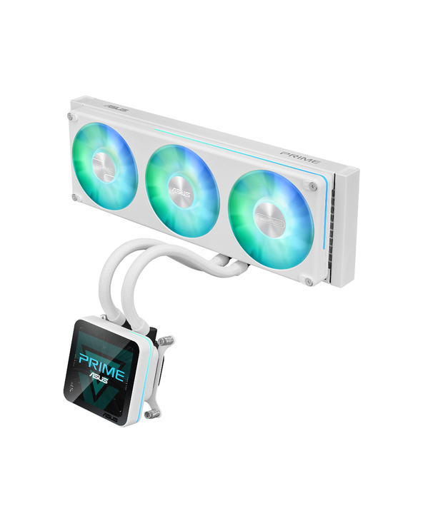 ASUS PRIME SLC II 360 ARGB LCD WHT Processeur Kit watercooling 12 cm Blanc 1 pièce(s)