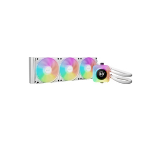 be quiet! Light Loop IO LCD 360 mm | Système de refroidissement liquide tout-en-un, 360 mm, blanc, écran IPS, socket Intel et AM