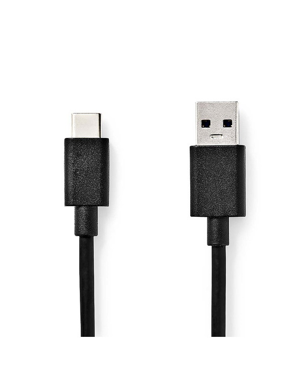 Nedis CCGW61600BK10 câble USB USB 3.2 Gen 1 (3.1 Gen 1) 1 m USB A USB C Noir