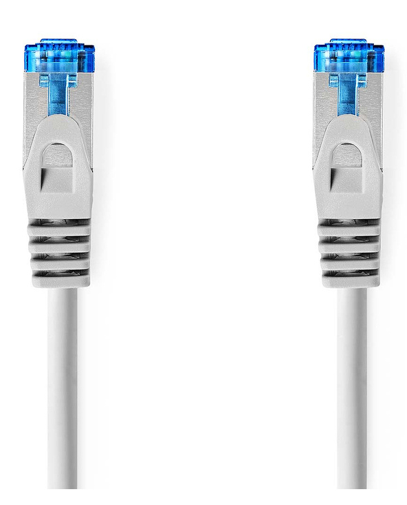 Nedis CCGL85330GY100 câble de réseau Gris 10 m Cat6a S/FTP (S-STP) Rond