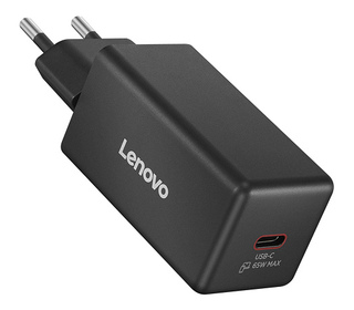 Lenovo 40AW65WBEU chargeur d'appareils mobiles Universel Noir Secteur Intérieure