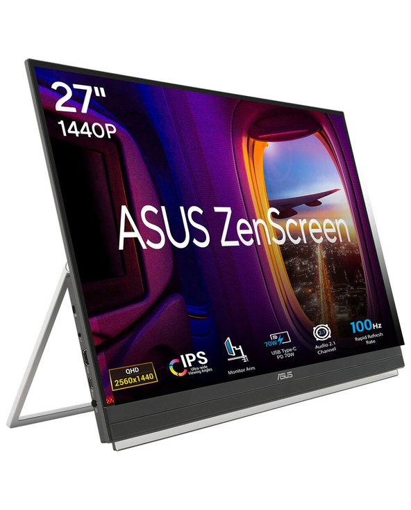 ASUS ZenScreen MB27ACF 27" LCD Quad HD 5 ms Noir