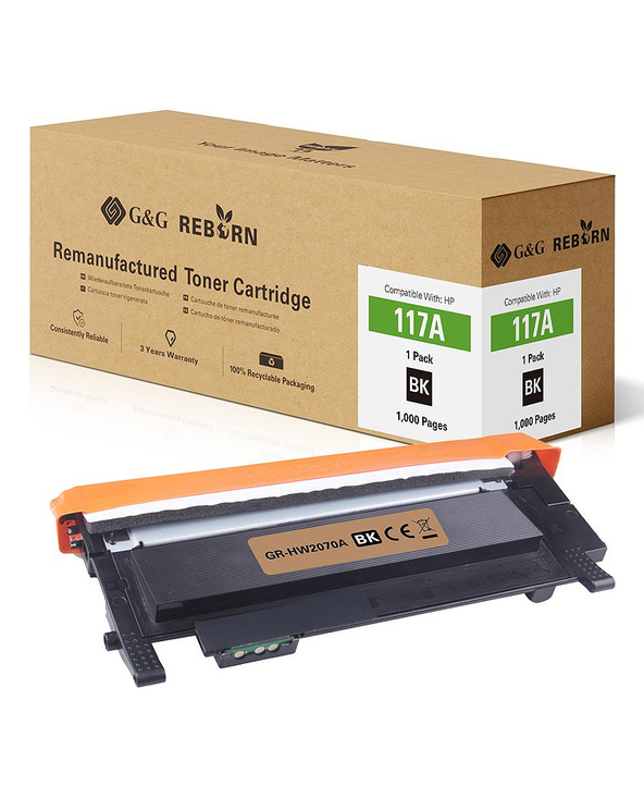 G&G 21277 Cartouche de toner 1 pièce(s) Compatible Noir