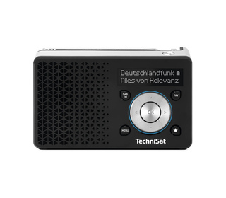 TechniSat DIGITRADIO 1 A Portable Analogique et numérique Noir, Argent