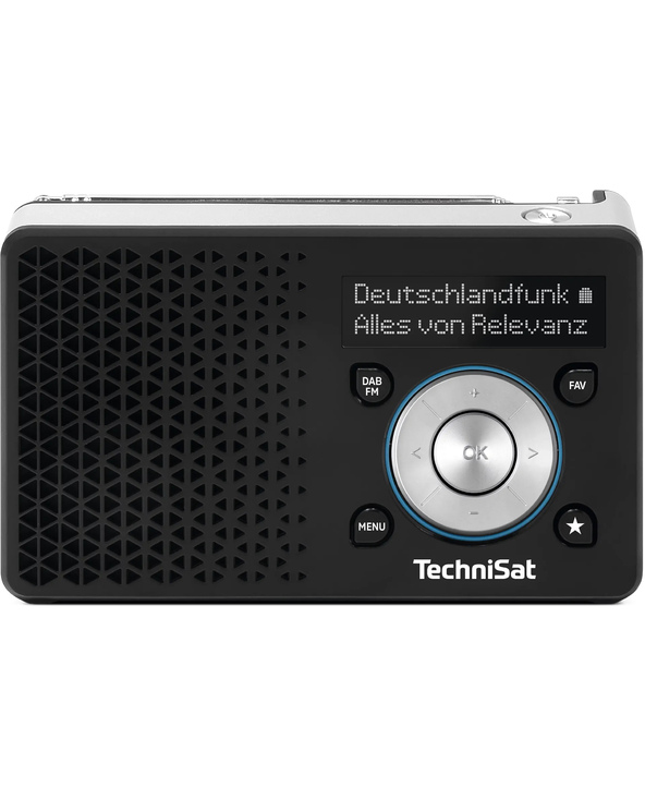 TechniSat DIGITRADIO 1 A Portable Analogique et numérique Noir, Argent