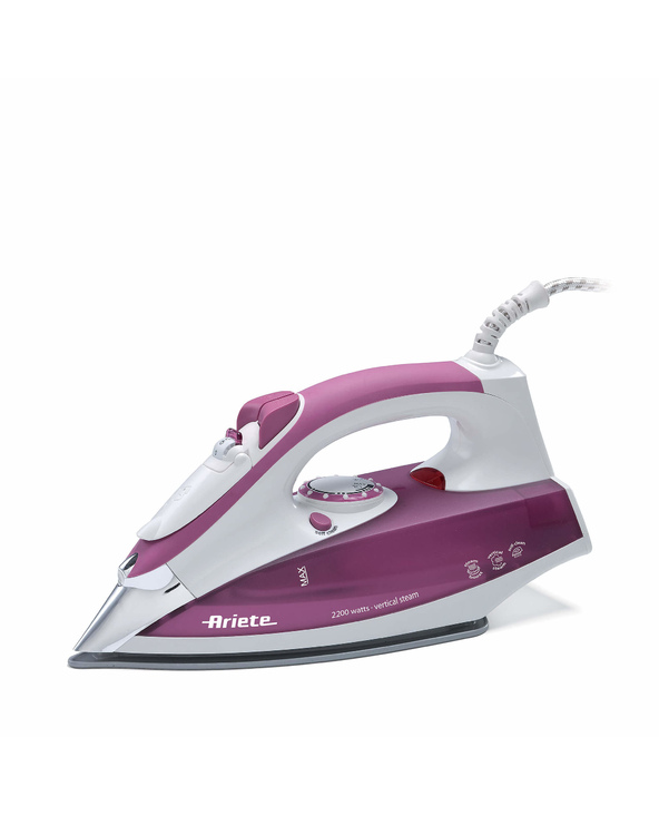 Ariete 6215/00 Fer à vapeur Semelle en acier inoxydable 2200 W Blanc, Violet