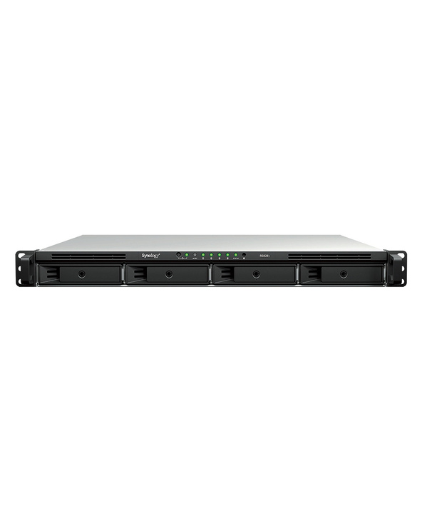 Synology RackStation RS826+ serveur de stockage NAS Rack (1 U) AMD Ryzen V1500B 4 Go DDR4 0 To DiskStation Manager Noir, Gris