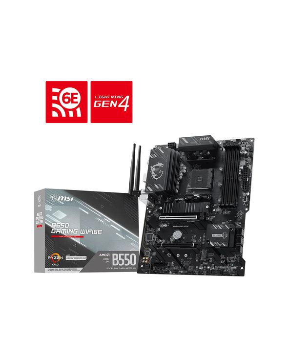MSI B550 GAMING WIFI6E carte mère AMD B550 Emplacement AM4