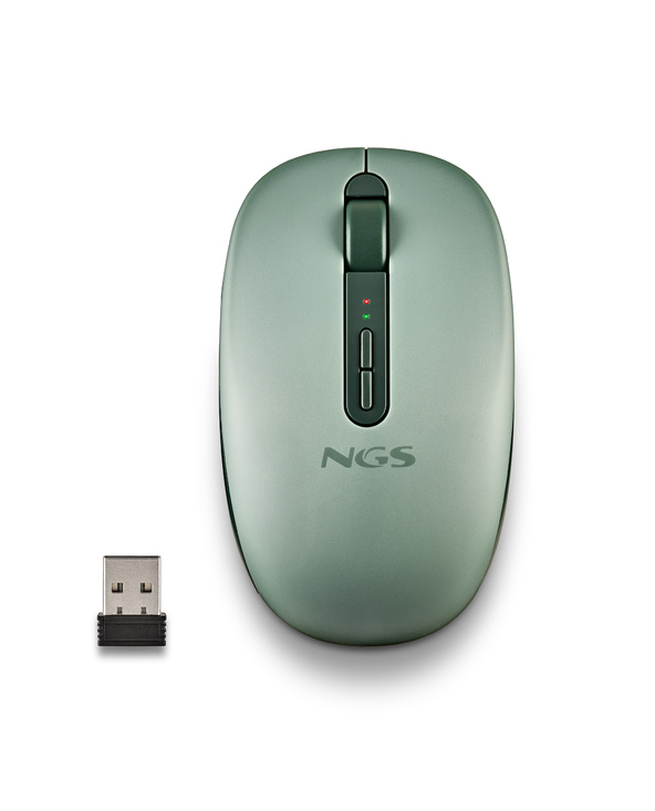 NGS FOG DUAL GREEN souris Universel Ambidextre RF sans fil + Bluetooth 1600 DPI