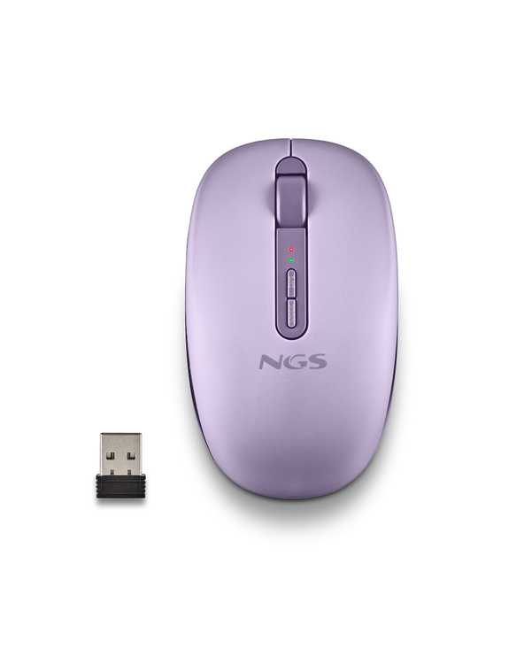 NGS FOG DUAL PURPLE souris Universel Ambidextre RF sans fil + Bluetooth 1600 DPI
