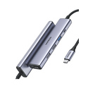 Ugreen 15495 station d'accueil Avec fil USB 3.2 Gen 1 (3.1 Gen 1) Type-C Gris