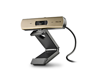 NGS XPRESSCAM 4000 webcam 12 MP 3840x2160 pixels USB 2.0 Noir, Or