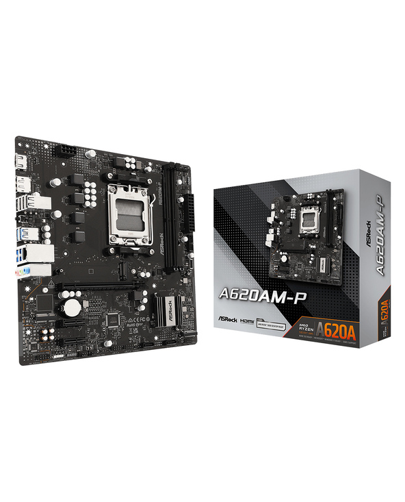 Asrock A620AM-P AMD A620A Emplacement AM5 micro ATX