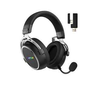 HATOR Hypergang 3 Wireless Casque Sans fil Arceau Gaming USB Type-C / USB Type-A Bluetooth Noir