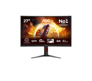 AOC G4 CQ27G4Z2P 27" LCD Quad HD 1 ms Noir, Rouge