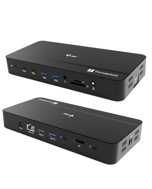 i-tec Thunderbolt 5 Triple Display Docking Station, M.2 slot, 6x USB, 2.5GLAN + Power Delivery 140W