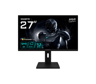 GIGABYTE G27Q3 MONITEUR GAMING 27” 2K QHD - 2560 X 1440, 320HZ, 1MS, 350 CD/M², FREESYNC PREMIUM, DISPLAY HDR400, HDMI 2.0, DISP