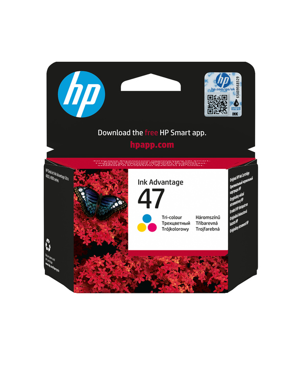 HP 47 Cartouche authentique, trois couleurs