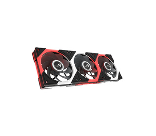 ASUS ROG Eurux GR120 ARGB Reverse Fan - Triple Pack Boitier PC Ventilateur 12 cm Noir, Blanc 3 pièce(s)