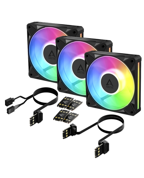 ARCTIC BioniX P12 A-RGB Boitier PC Ventilateur 12 cm Noir 3 pièce(s)